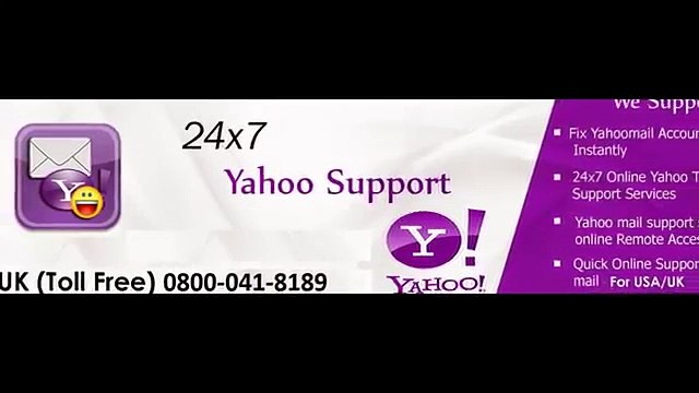 UK O8OO O98 89O6 Yahoo Phone Number for UK