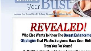 Boost Your Bust Review   How To Get Bigger Breast Program