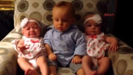 İkiz Kardeşlerini Görünce Gözleri Böyle Faltaşı Gibi Açıldı
