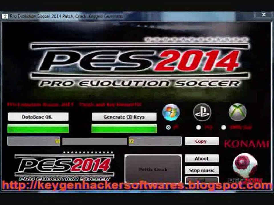 Pro Evolution Soccer 2014 Patch, Crack, Keygen Generator