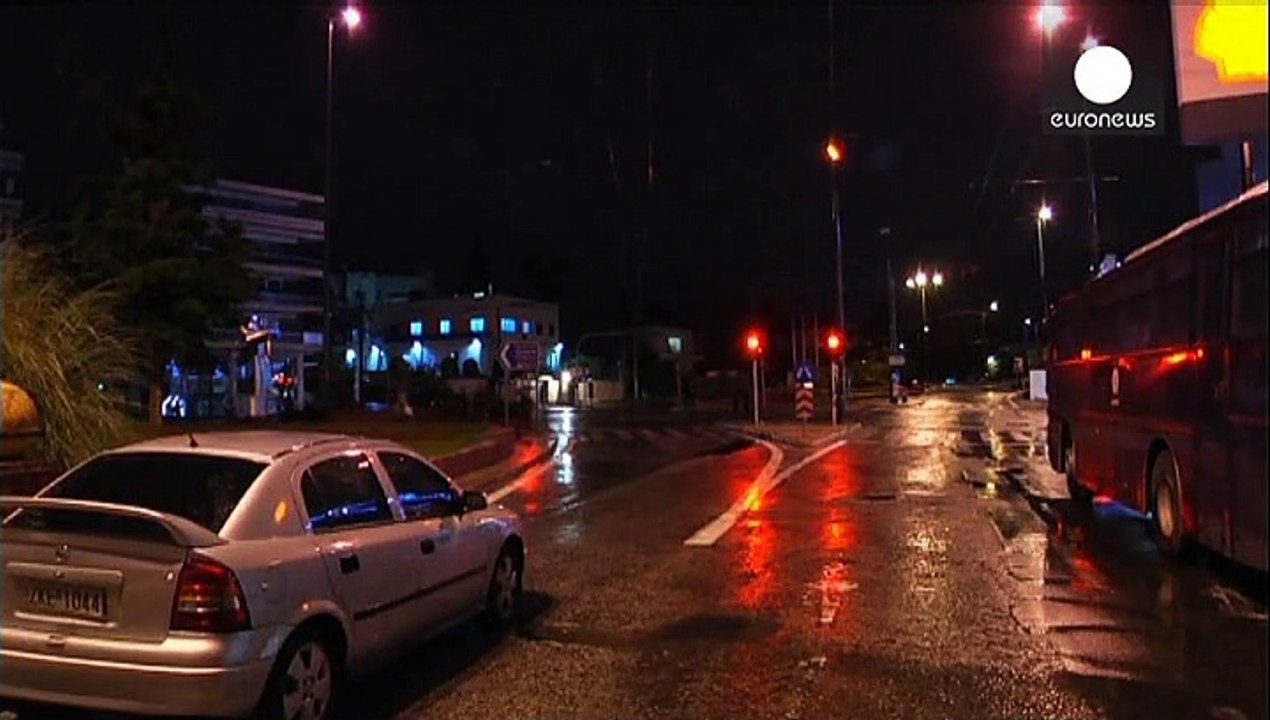 شلیک در برابر سفارت اسرائیل در آتن