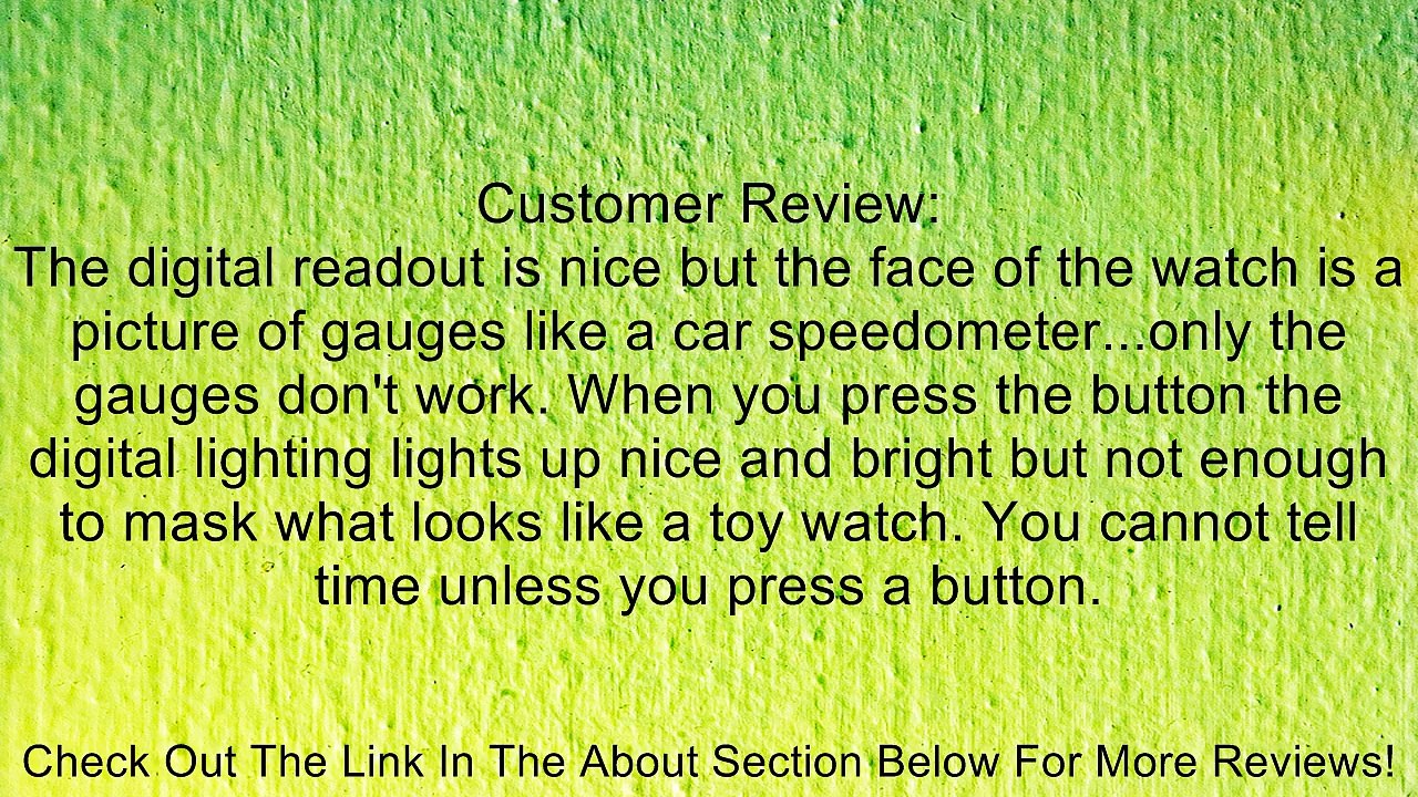 Yesurprise Fashion Silicone Rubber Band Blue Binary DOT Unisex LED Wrist Watch White Review