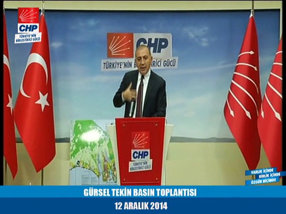 GÜRSEL TEKİN BASIN TOPLANTISI 12/12/2014