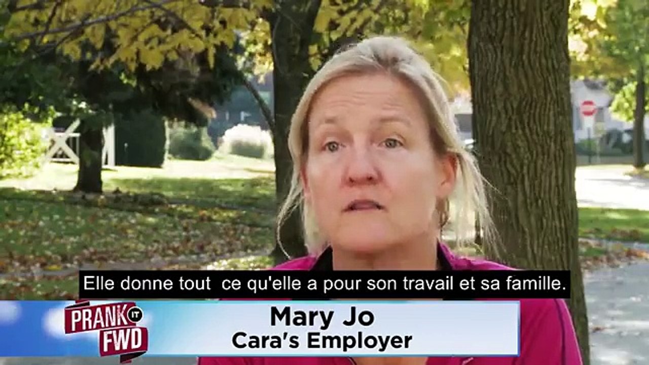 Surprise femme de ménage