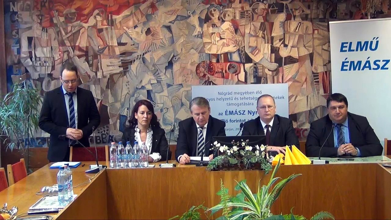 ÉMÁSZ idei 2,5 milliós adománya a nógrádi óvodásoknak