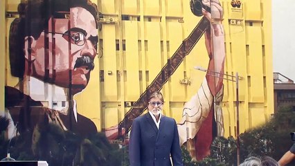 Big B inaugurates Dadasaheb Phalke's Mural in Mumbai