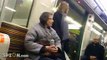 Une vieille folle raciste dans le métro de Paris