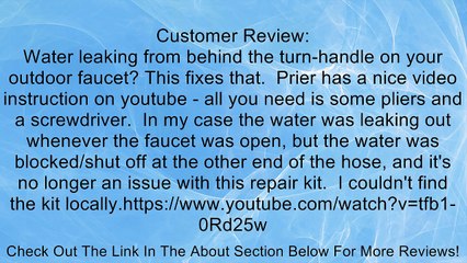 Prier C-134KT-803 Stem Packing Replacement Kit for C-134/135/144/154 Review