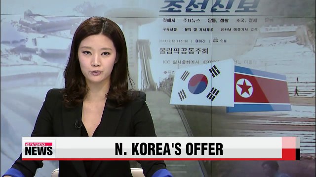 N. Korea offers to host Pyeongchang Olympic Games with S. Korea
