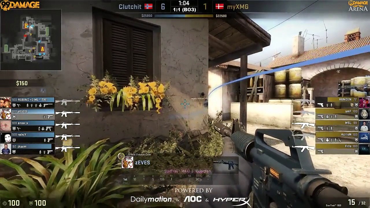 99Damage Arena #2 - Clutchit.org vs. myXMG (de_inferno) Map 3