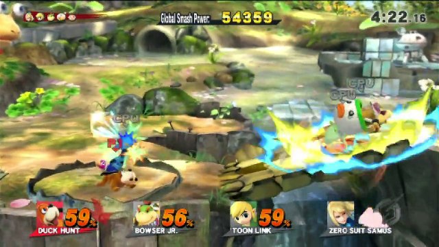 Super Smash Bros. For Wii U All-Star Mode Let's Play / PlayThrough / WalkThrough Part - Playing As Duck Hunt