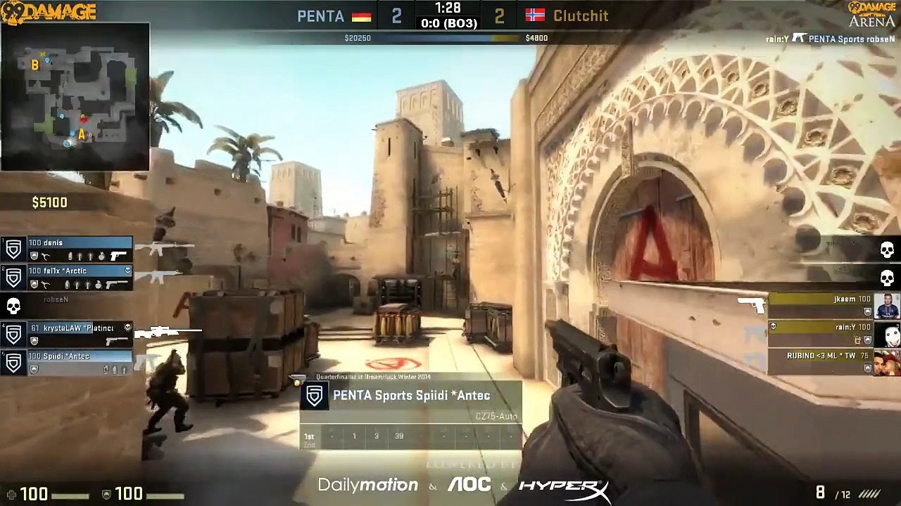 99Damage Arena #2 - Clutchit.org vs. PENTA Sports (de_mirage) Map 1