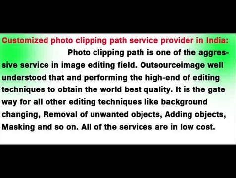 Professional photo clipping path service provider