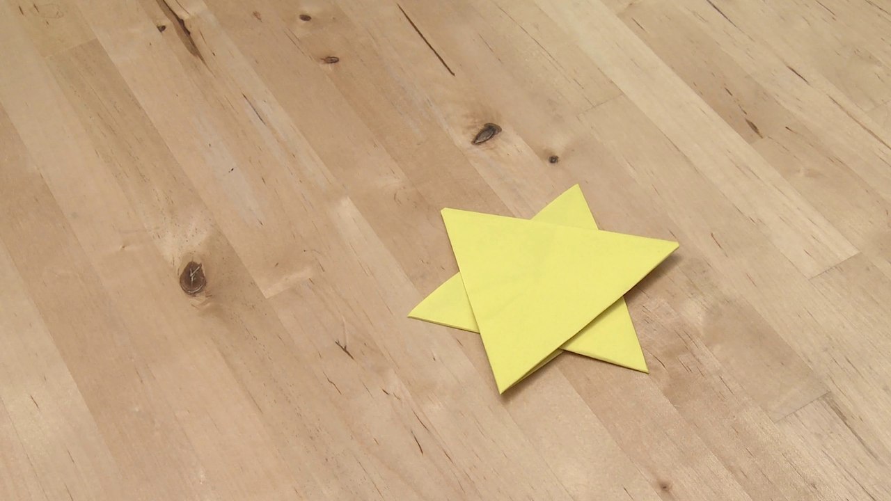 Origami: How to Make a 6 points star