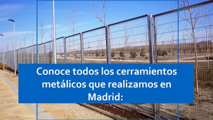 Download Video: Intercerco - Instalación de pantallas acústicas Madrid - Cerramientos de vallas Madrid - Cerramientos pistas de tenis Madrid