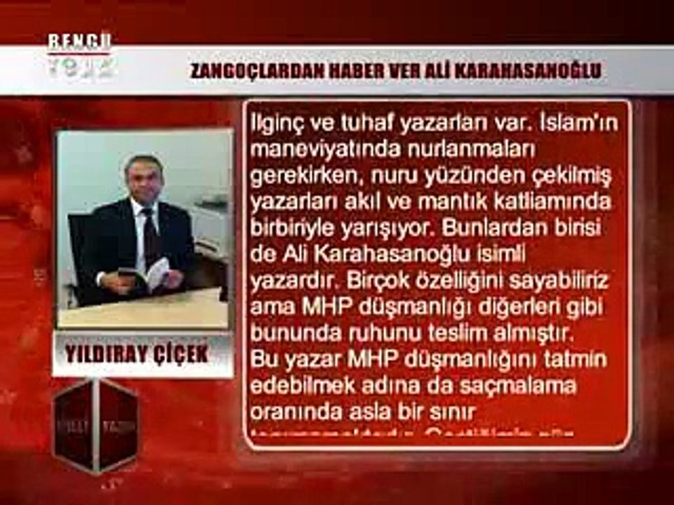 KÖŞELİ YAZILAR - YILDIRAY ÇİÇEK 12.12.2014