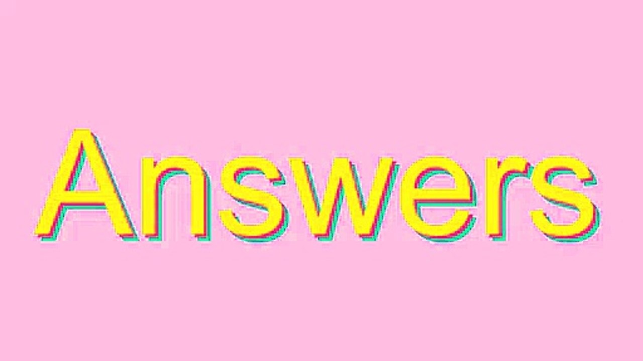 How to Pronounce Answers