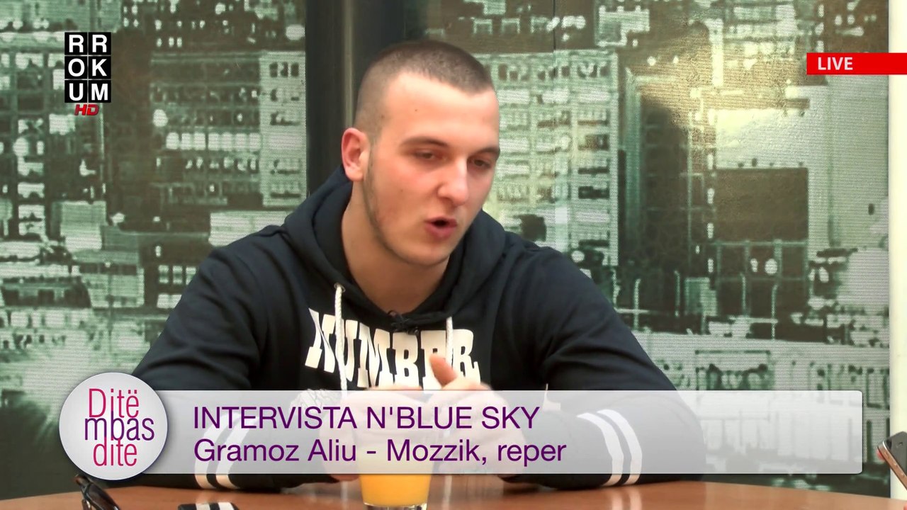 Intervista n'Blue Sky - Gramoz Aliu - Mozzik, reper