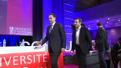 Emmanuel Macron devant l'Ordre des avocats de Paris