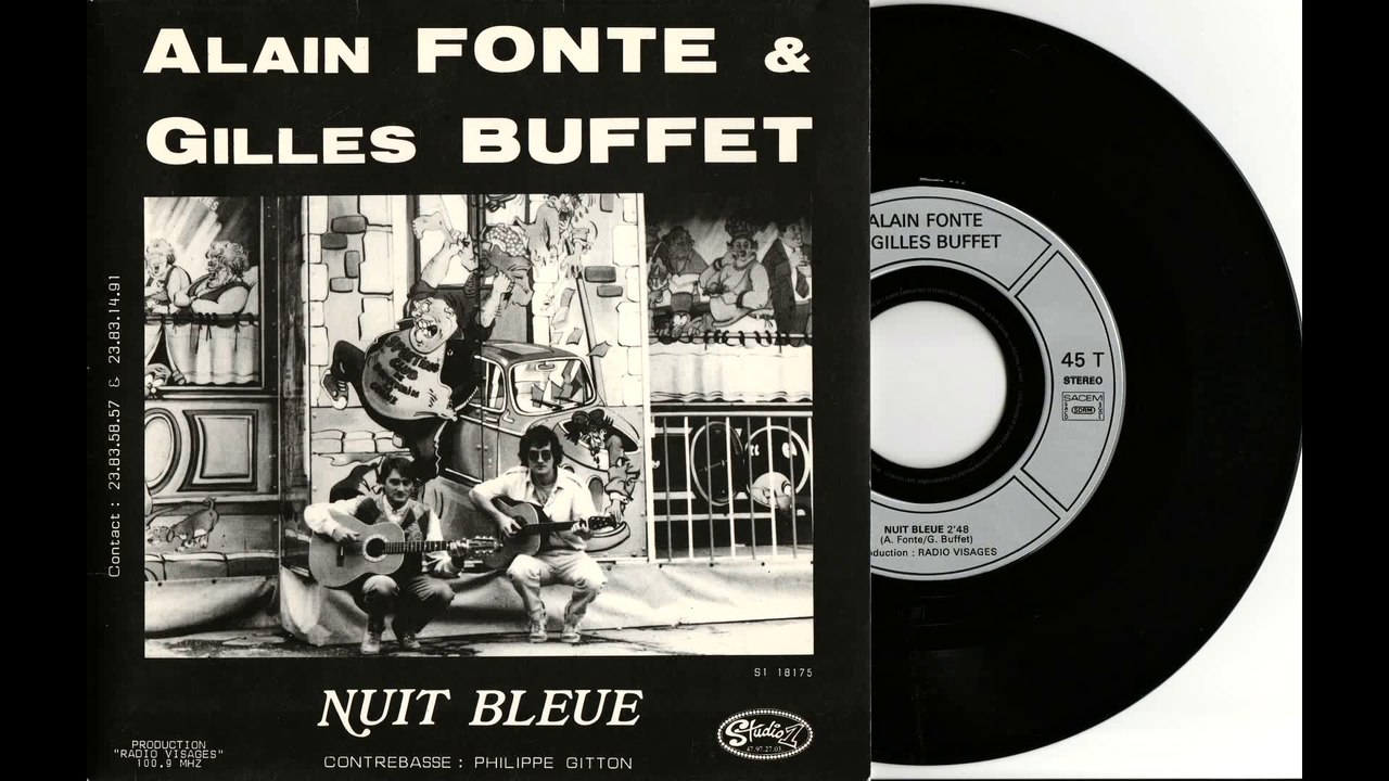 NUIT BLEUE...Alain Fonte / Gilles Buffet