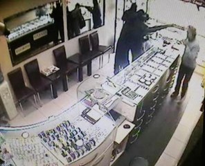 Uzun namlulu kuyumcu soygunları kamerada