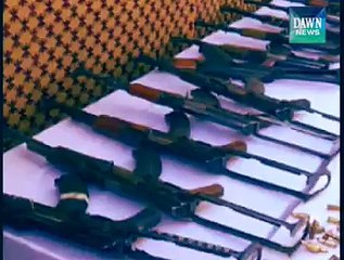Heavy arms seized in Sukkur