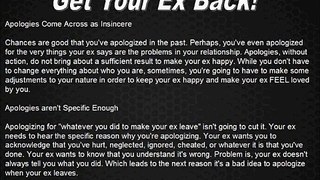 Text Your EX Back Advices Part5
