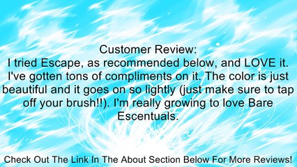 bareMinerals Blush Review