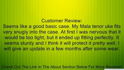 Gearlux Tenor Ukulele Hardshell Case - Black Review