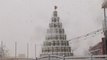 Brewing Company Builds Two-Story Xmas Tree Out of Kegs