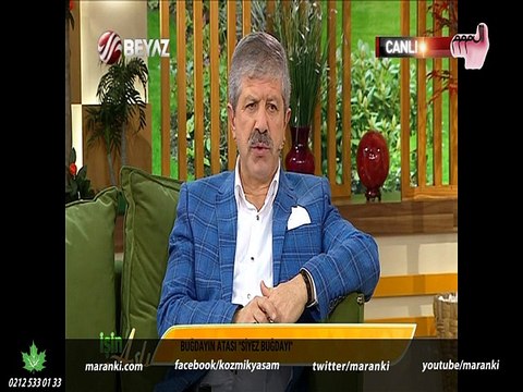 11.12.2014 Ahmet Maranki Beyaz Tv 14 Bölüm İşin Aslında Siyez Bulgurunu,Deri Altı ve Yuzu ve Soğan suyunun faydalarını anlatıyor Part1