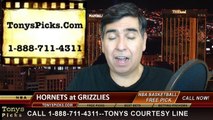 Memphis Grizzlies vs. Charlotte Hornets Free Pick Prediction NBA Pro Basketball Odds Preview 12-12-2014
