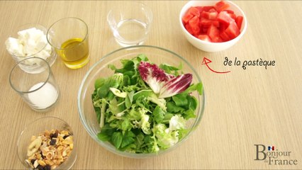 Salade de pasteque  - Apprendre le français grace à la cuisine