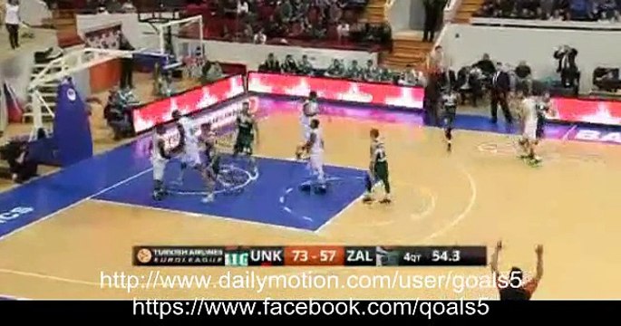 Euroleague Unics Kazan vs Zalgiris Kaunas 4th quarter RECAP 12-12-2014
