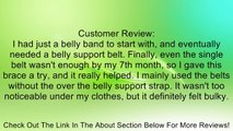 Maternity Belt - NEOtech Care ( TM ) Brand - Pregnancy Support - Waist / Back / Abdomen Band, Belly Brace, Size S, M, L, XL or XXL - White Color Review
