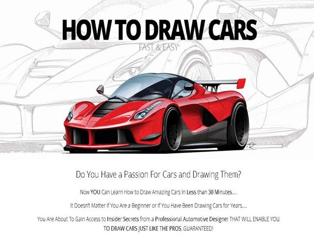 30+ Top For Beginner Easy Sports Car Drawing | Pink Gun Club