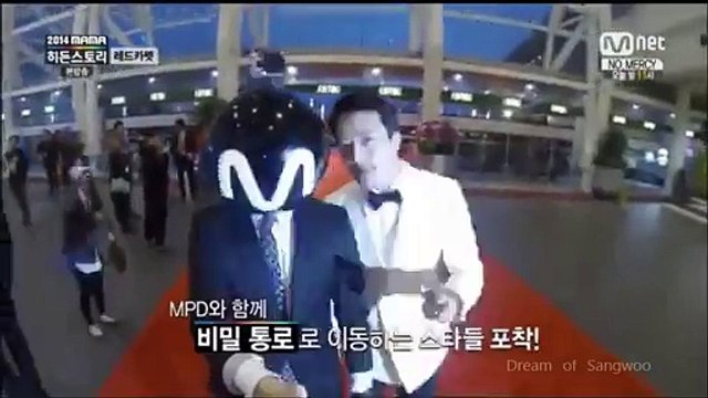 【クォン・サンウ　Kwon Sang Woo】　MAMA2014　クォン・サンウ　チェ・ジウ　舞台裏