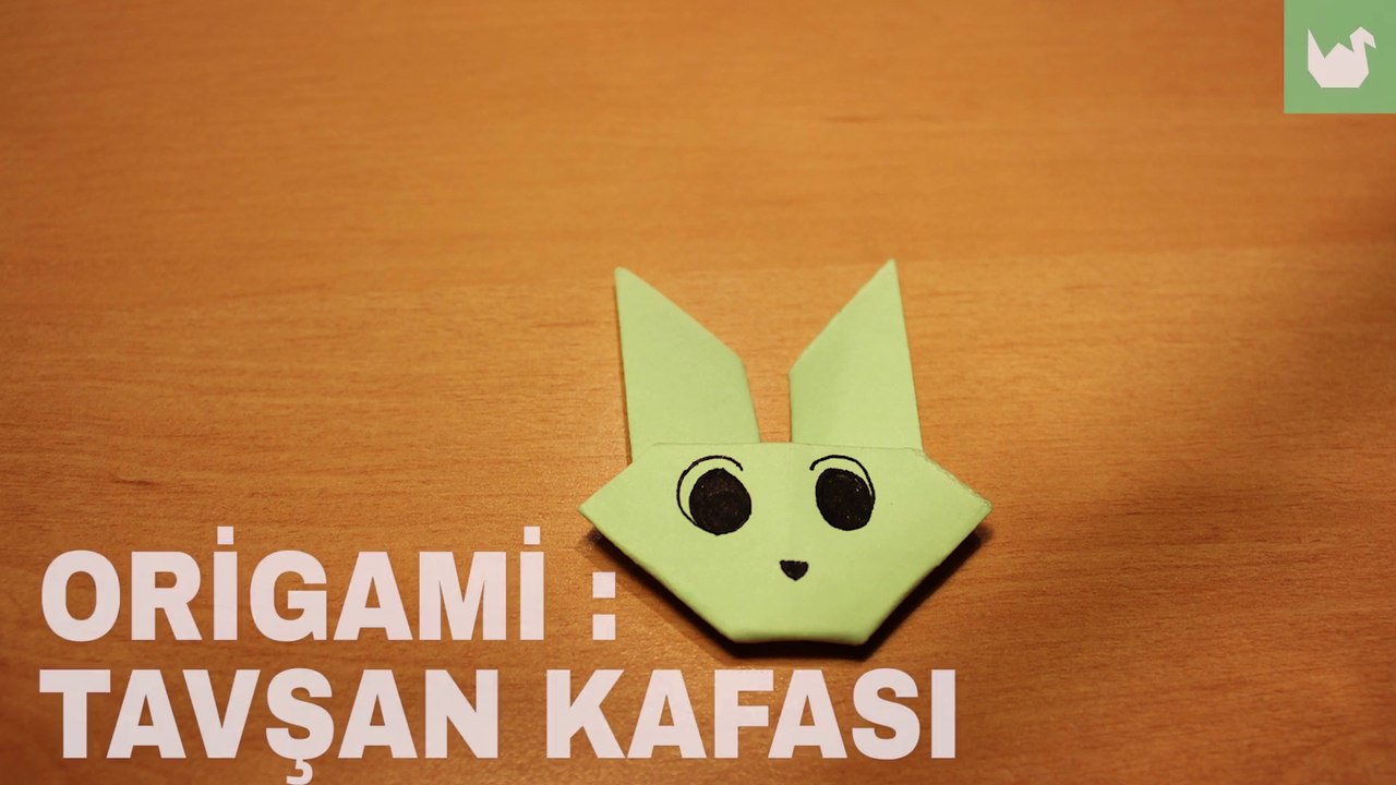 Origami : Tavsan Kafası