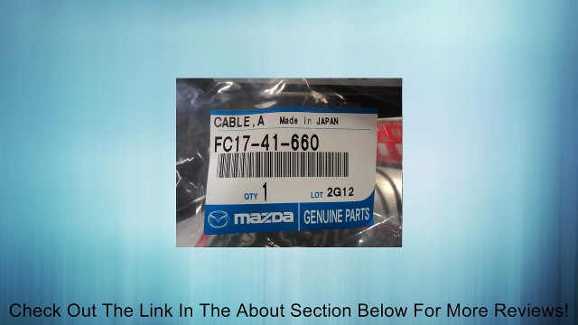 MAZDA RX-7 TURBO 1987-1991 NEW OEM THROTTLE CABLE Review