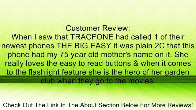 Alcatel 382G The Big Easy Prepaid Phone With Double Minutes (Tracfone) Review