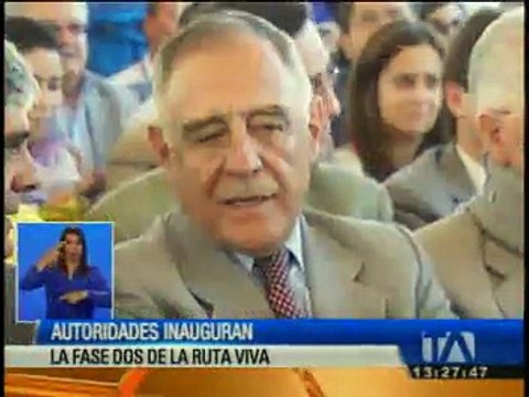 Alcalde Rodas inauguró la segunda etapa de la Ruta Viva