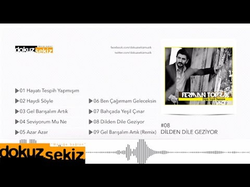 Ferman Toprak - Dilden Dile Geziyor (Official Audio)