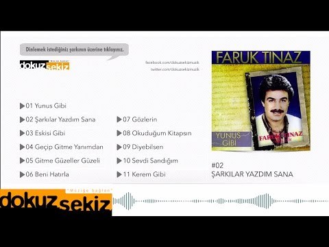Faruk Tınaz - Şarkılar Yazdım Sana (Official Audio)