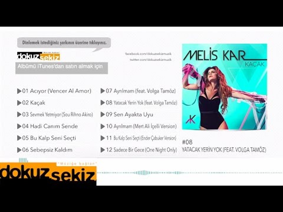 Melis Kar - Yatacak Yerin Yok (feat. Volga Tamö...