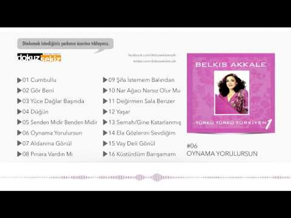 Belkıs Akkale - Oynama Yorulursun  (Official Audio)