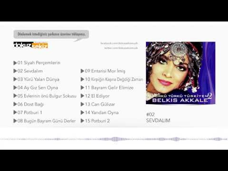Belkıs Akkale - Sevdalım  (Official Audio)