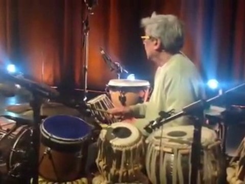 Taksim Trio ve Trilok Gurtu ZORLU PSM soundcheck...