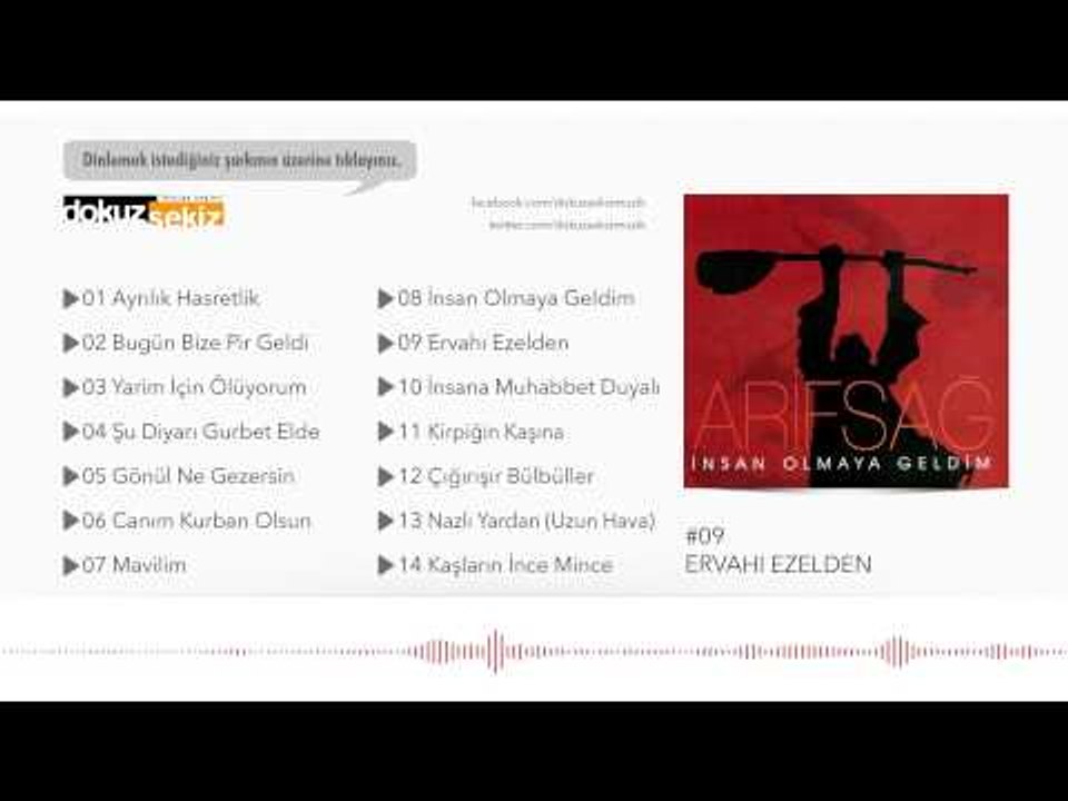 Arif Sağ - Ervahı Ezelden (Official Audio)