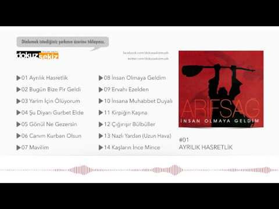 Arif Sağ - Ayrılık Hasretlik (Official Audio)