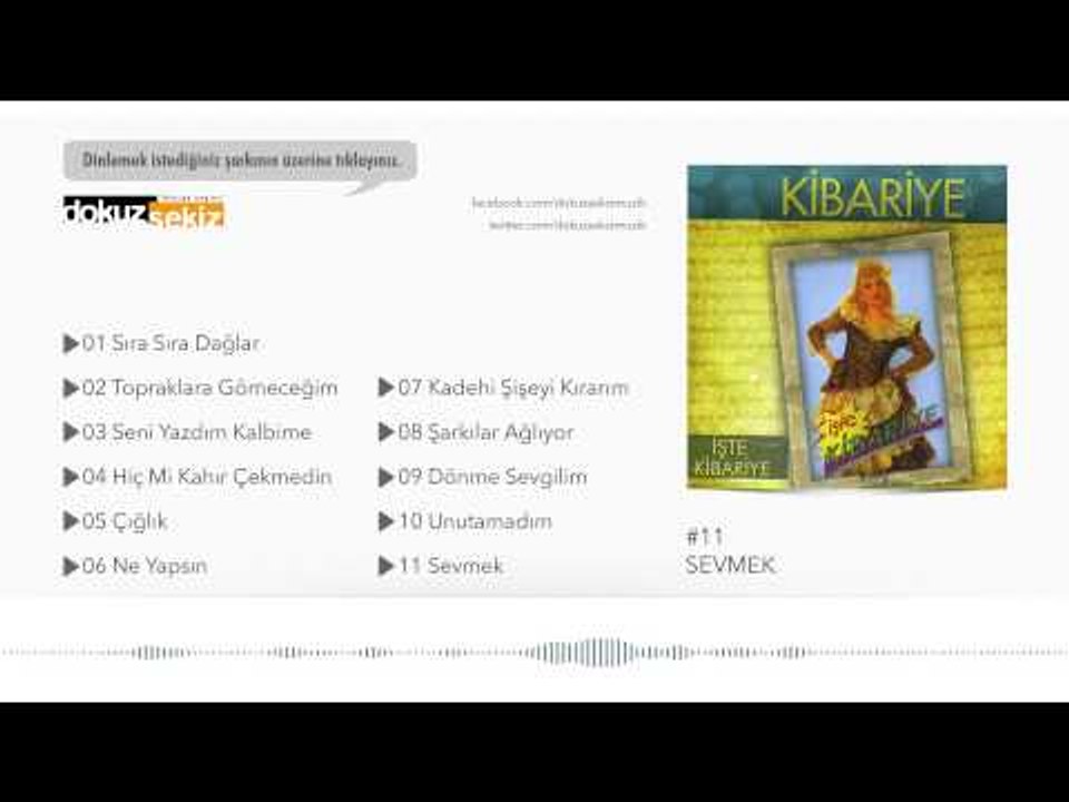 Kibariye - Sevmek (Official Audio)